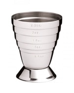 Jigger Deluxe med Oz og cl mål  - Jigger målebæger til hjemmebaren